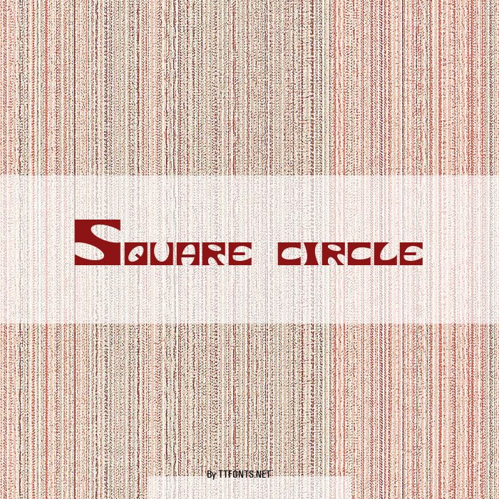 Square circle example